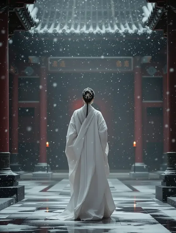 短剧《冷宫灯灭》封面，古装题材，糯米短剧 74 集合集